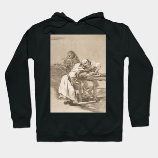 Be Quick, They Are Waking Up by Francisco Goya Hoodie